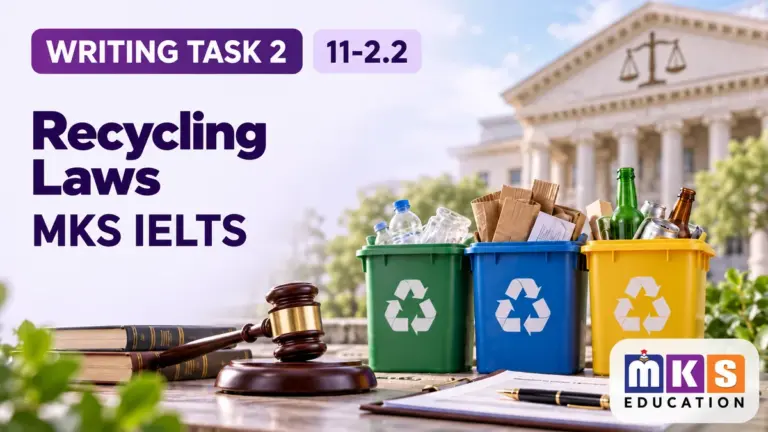 Recycling Laws — IELTS writing, test 11-2.2.