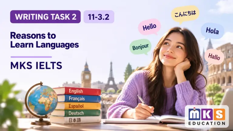 Reasons to Learn Languages — IELTS writing, test 11-3.2.