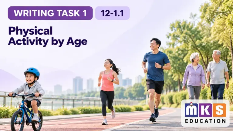 Physical Activity by Age — IELTS writing, test 12-1.1.