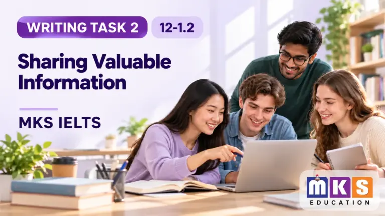 Sharing Valuable Information — IELTS writing, test 12-1.2.