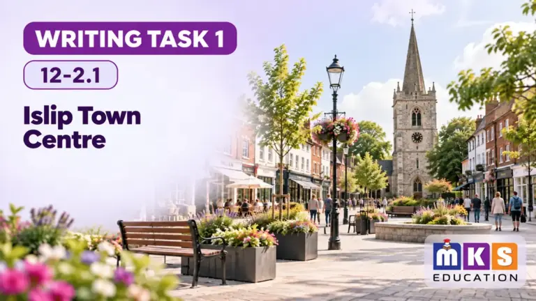 Islip Town Centre — IELTS writing, test 12-2.1.