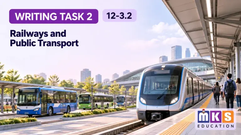 Railways and Public Transport — IELTS writing, test 12-3.2.