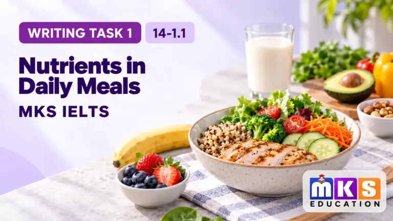 Nutrients in Daily Meals — IELTS writing, test 14-1.1.