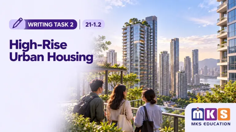 Writing 21-1.2 — High-Rise Urban Housing (Task 2) — MKS Education cover