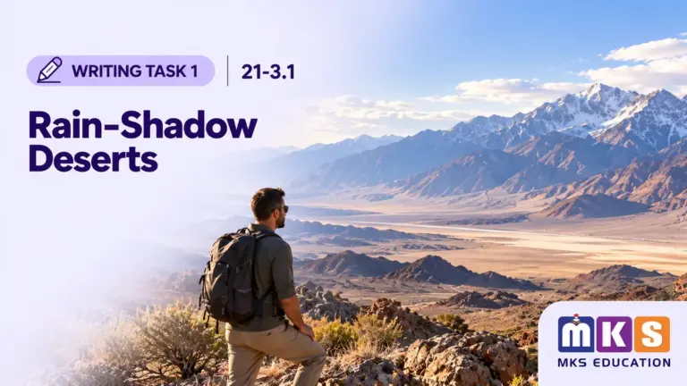 Writing 21-3.1 — Rain-Shadow Deserts (Task 1) — MKS Education cover