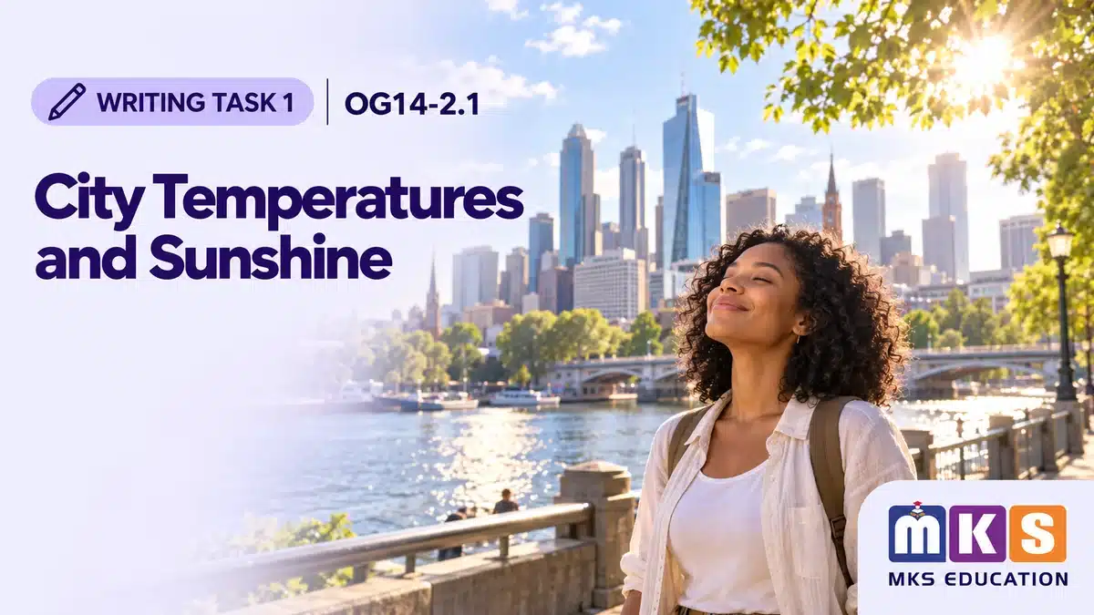 Writing OG14-2.1 — City Temperatures and Sunshine (Task 1)