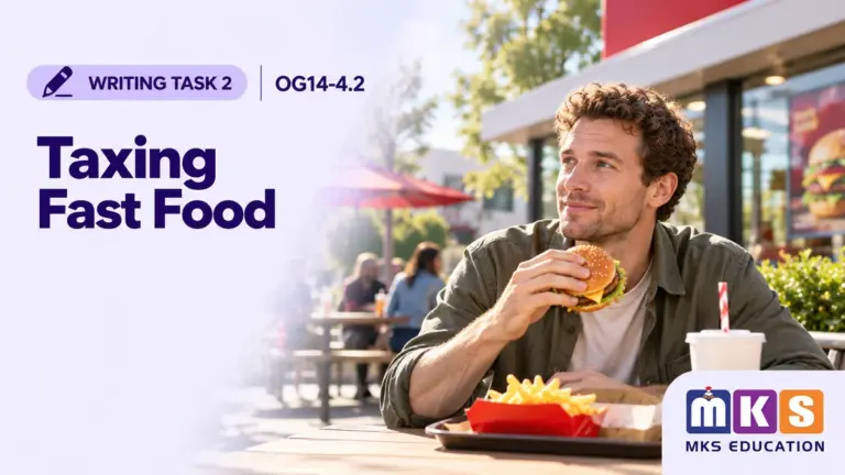 Writing OG14-4.2 — Taxing Fast Food (Task 2) — MKS Education cover