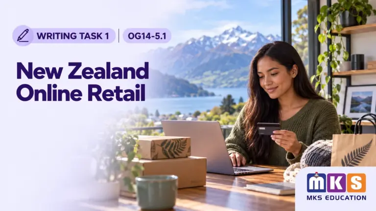Writing OG14-5.1 — New Zealand Online Retail (Task 1) — MKS Education cover