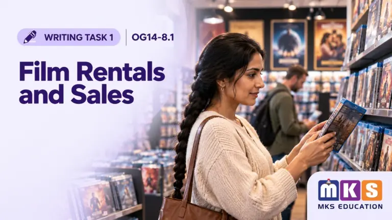 Writing OG14-8.1 — Film Rentals and Sales (Task 1) — MKS Education cover