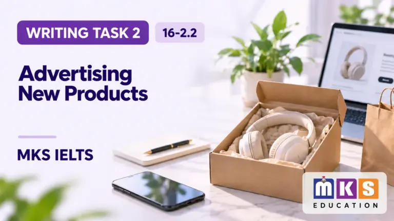 Advertising New Products — IELTS writing, test 16-2.2.
