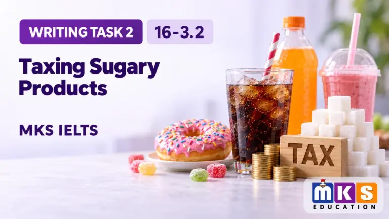 Taxing Sugary Products — IELTS writing, test 16-3.2.