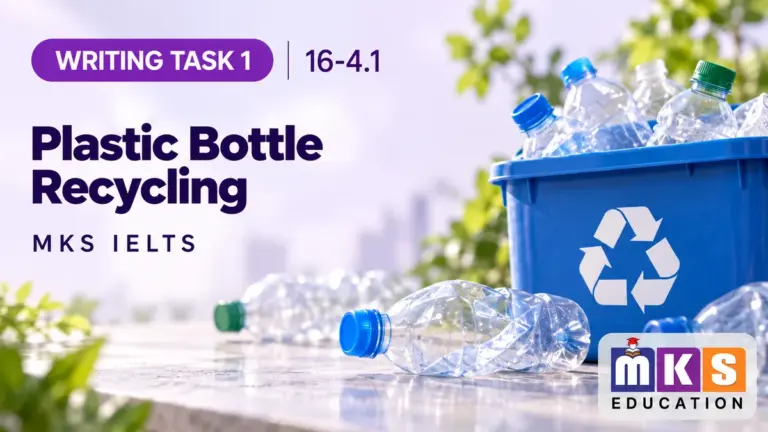 Plastic Bottle Recycling — IELTS writing, test 16-4.1.