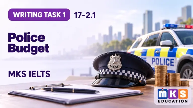 Police Budget — IELTS writing, test 17-2.1.