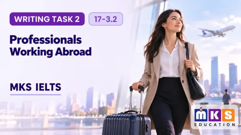 Professionals Working Abroad — IELTS writing, test 17-3.2.