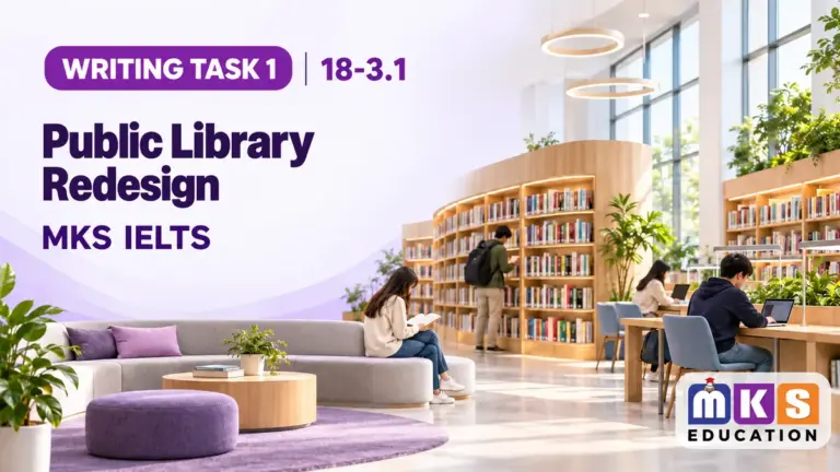 Public Library Redesign — IELTS writing, test 18-3.1.