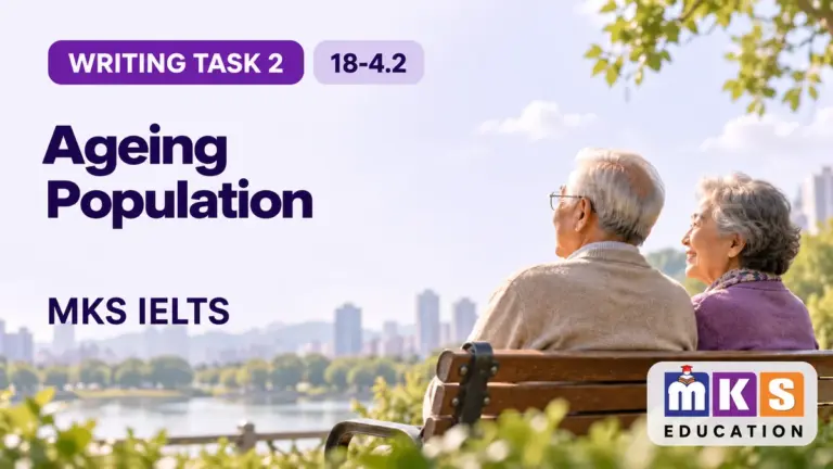 Ageing Population — IELTS writing, test 18-4.2.