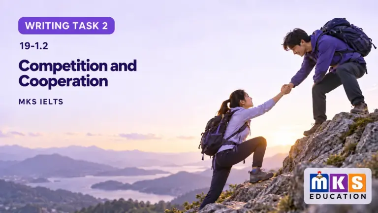 Competition and Cooperation — IELTS writing, test 19-1.2.