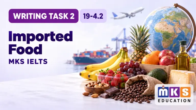Imported Food — IELTS writing, test 19-4.2.