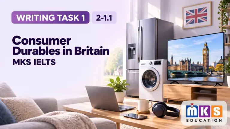 Consumer Durables in Britain — IELTS writing, test 2-1.1.