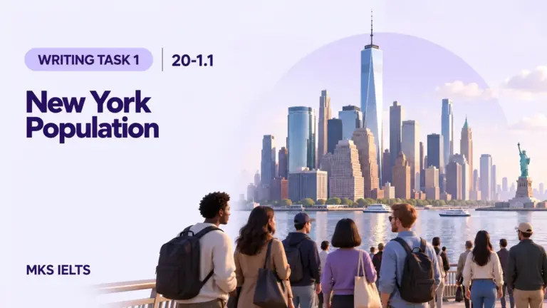 New York Population — IELTS Writing Task 1, test 20-1.1.