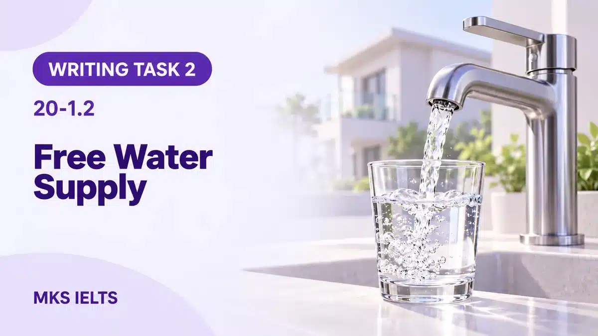 Writing 20-1.2 — Free Water Supply (Task 2)