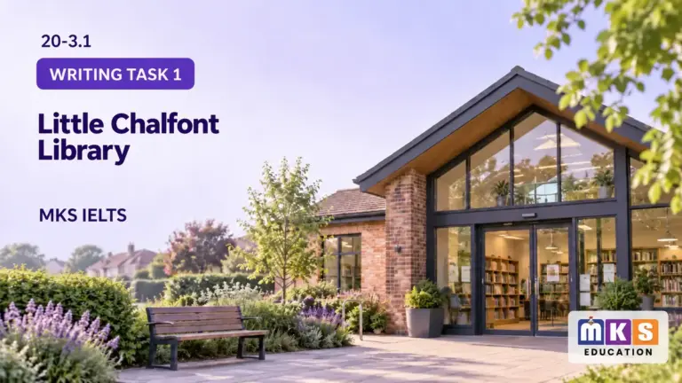 Little Chalfont Library — IELTS writing, test 20-3.1.