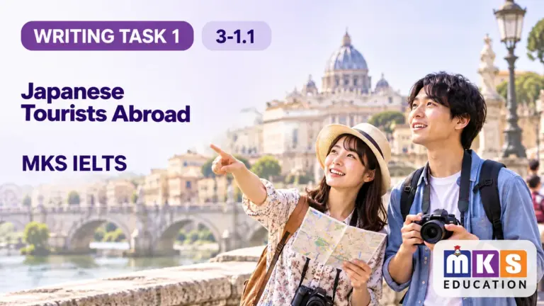 Japanese Tourists Abroad — IELTS writing, test 3-1.1.