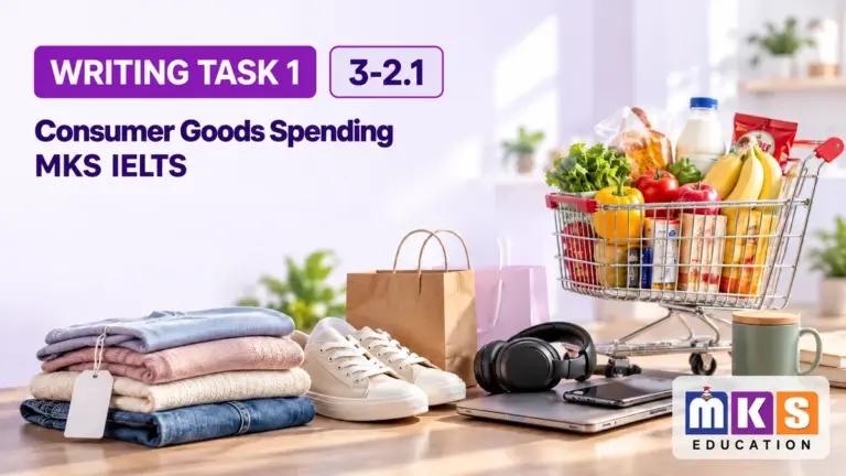 Consumer Goods Spending — IELTS writing, test 3-2.1.