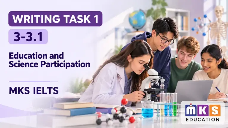 Education and Science Participation — IELTS writing, test 3-3.1.