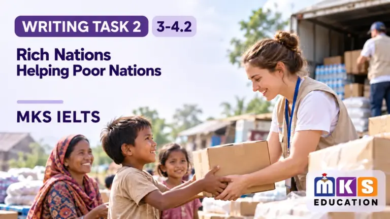 Rich Nations Helping Poor Nations — IELTS writing, test 3-4.2.