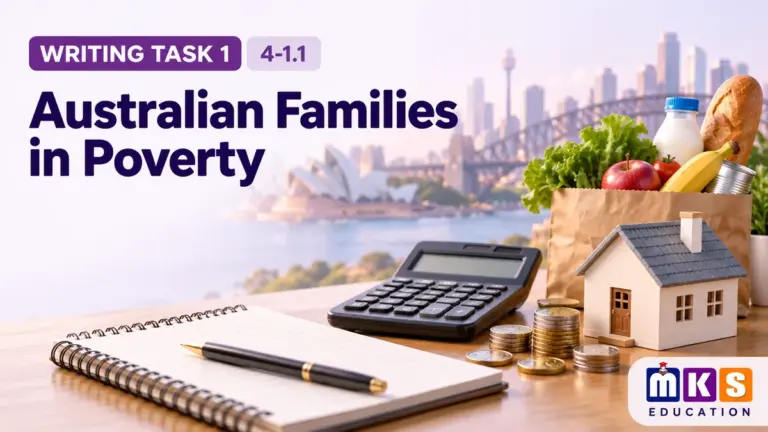 Australian Families in Poverty — IELTS writing, test 4-1.1.