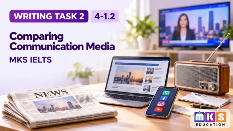 Comparing Communication Media — IELTS writing, test 4-1.2.