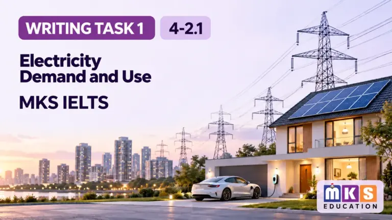Electricity Demand and Use — IELTS writing, test 4-2.1.