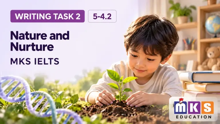 Nature and Nurture — IELTS writing, test 5-4.2.
