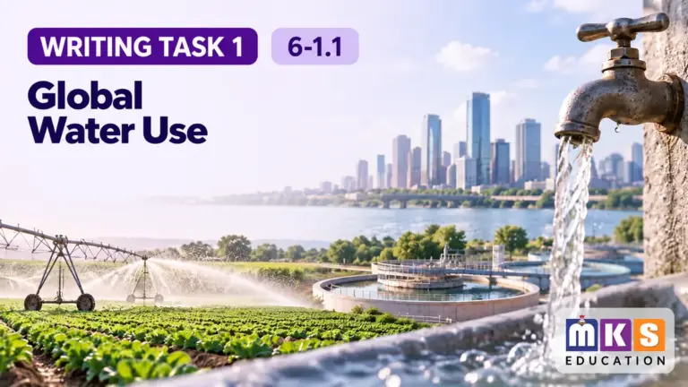 Global Water Use — IELTS writing, test 6-1.1.