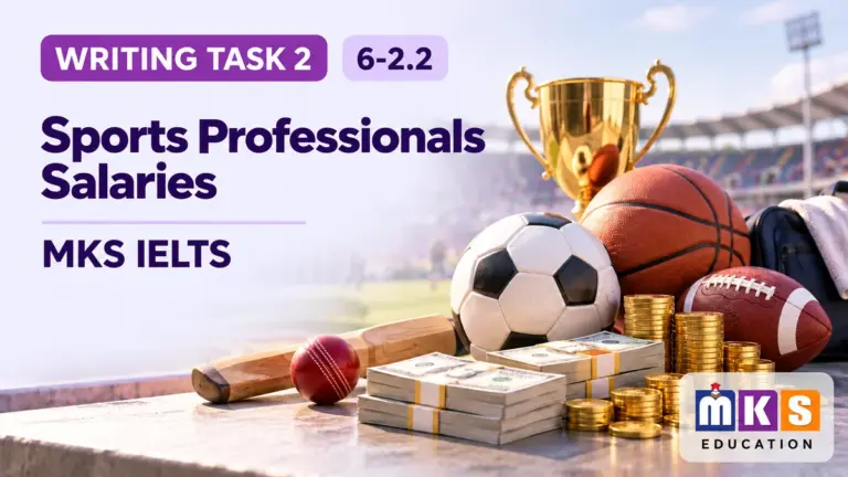 Sports Professionals Salaries — IELTS writing, test 6-2.2.
