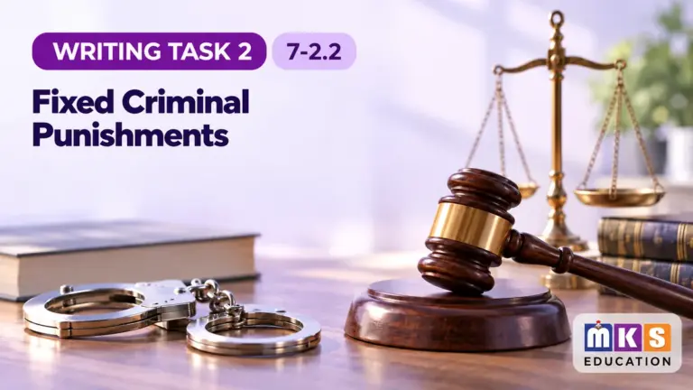 Fixed Criminal Punishments — IELTS writing, test 7-2.2.