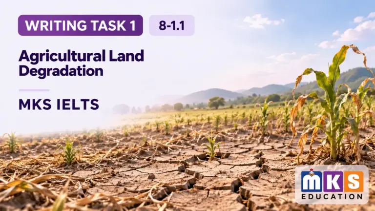 Agricultural Land Degradation — IELTS writing, test 8-1.1.