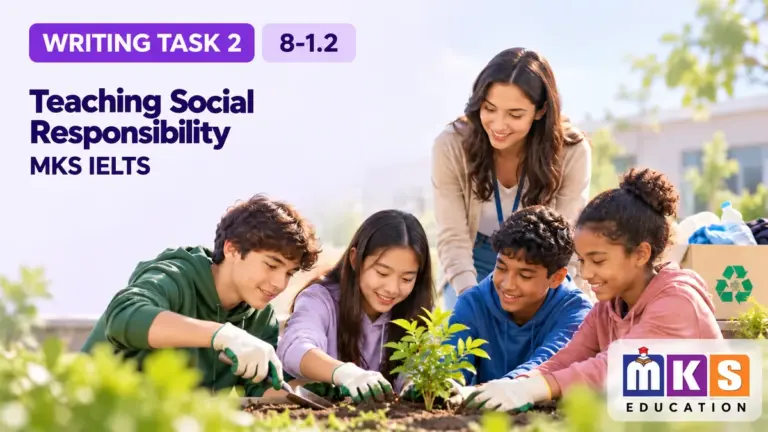 Teaching Social Responsibility — IELTS writing, test 8-1.2.