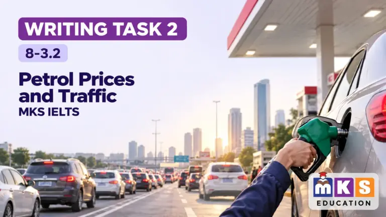 Petrol Prices and Traffic — IELTS writing, test 8-3.2.