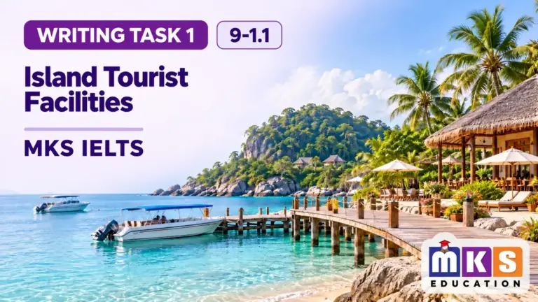 Island Tourist Facilities — IELTS writing, test 9-1.1.