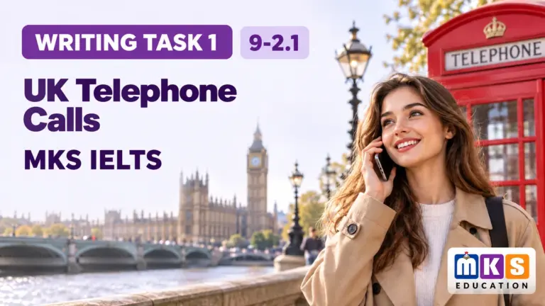 UK Telephone Calls — IELTS writing, test 9-2.1.