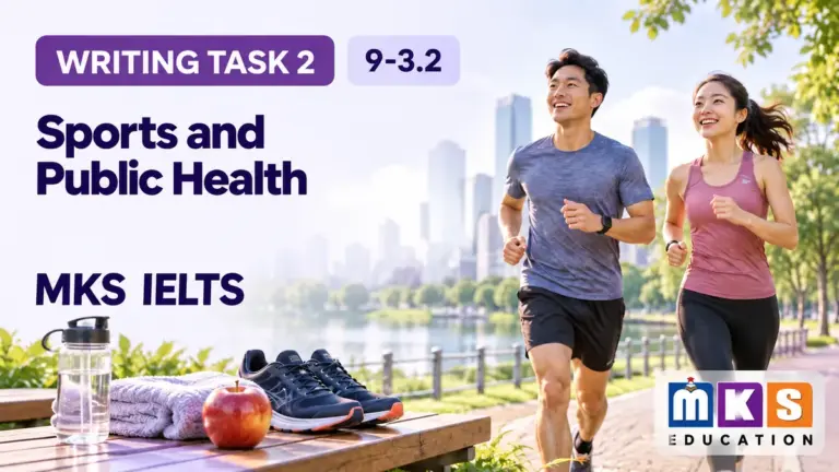 Sports and Public Health — IELTS writing, test 9-3.2.