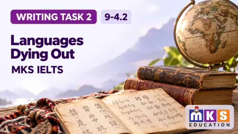 Languages Dying Out — IELTS writing, test 9-4.2.